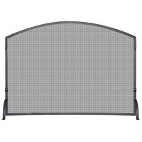 UniFlame S-1190 Single Panel Old World Iron Arch Top Screen  Large - B00JRDH3KQ